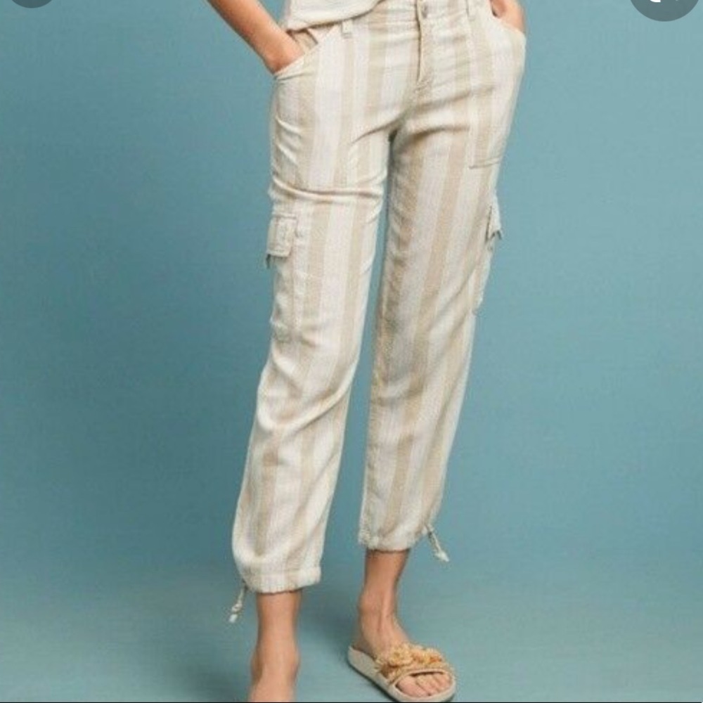 Anthropologie Sanctuary Linen Cargo Size:32